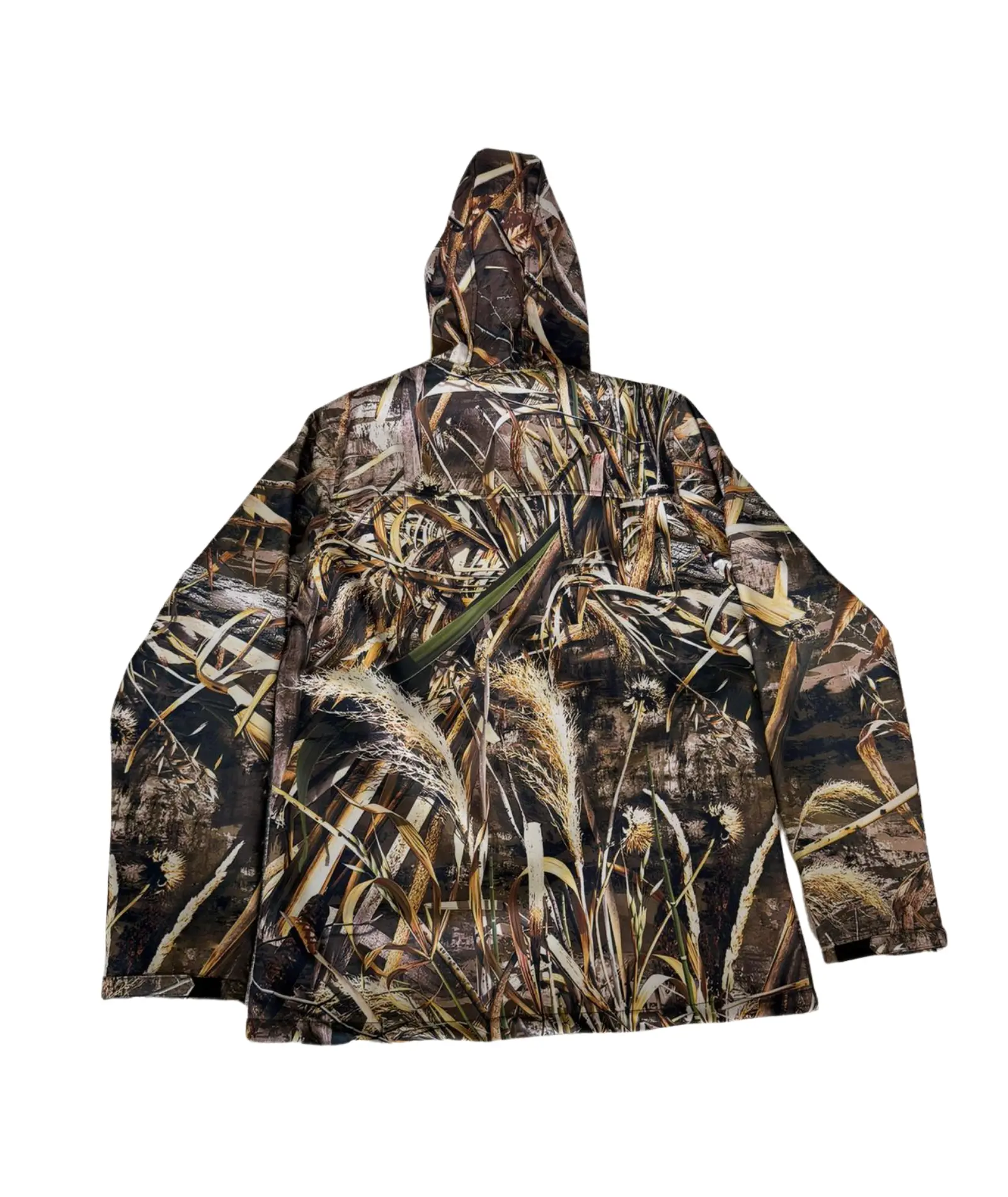 Su Geçirmez Saz Desenli Mont-detail