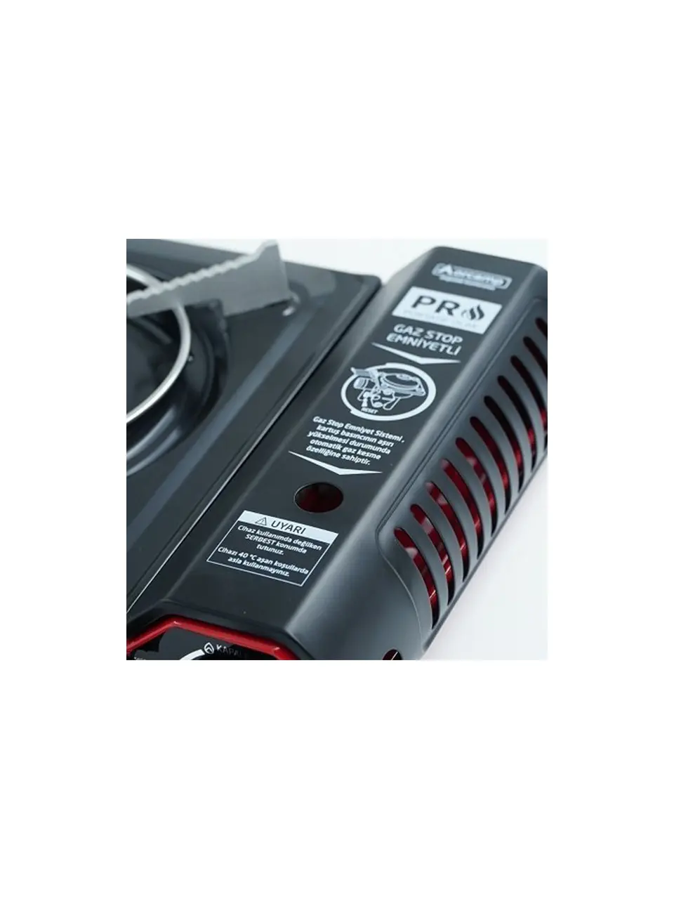 Ck-505 Tekli Portatif Kamp Ocak Gaz Stop Emniyetli 25x34cm Turuncu-detail