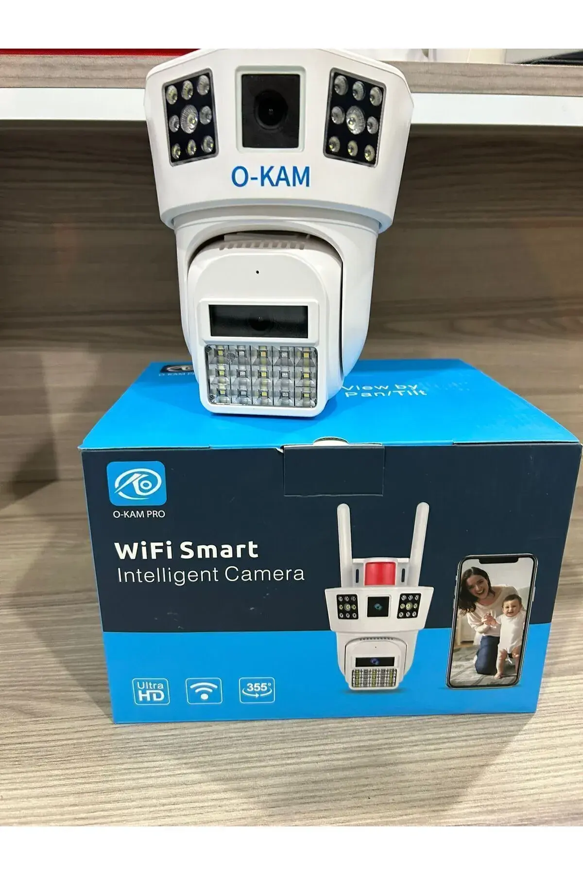 -3048 6mp(3 3 3) Wıfı Ptz Kablosuz 36led Gece Görüşlü Güvenlik Kamerası