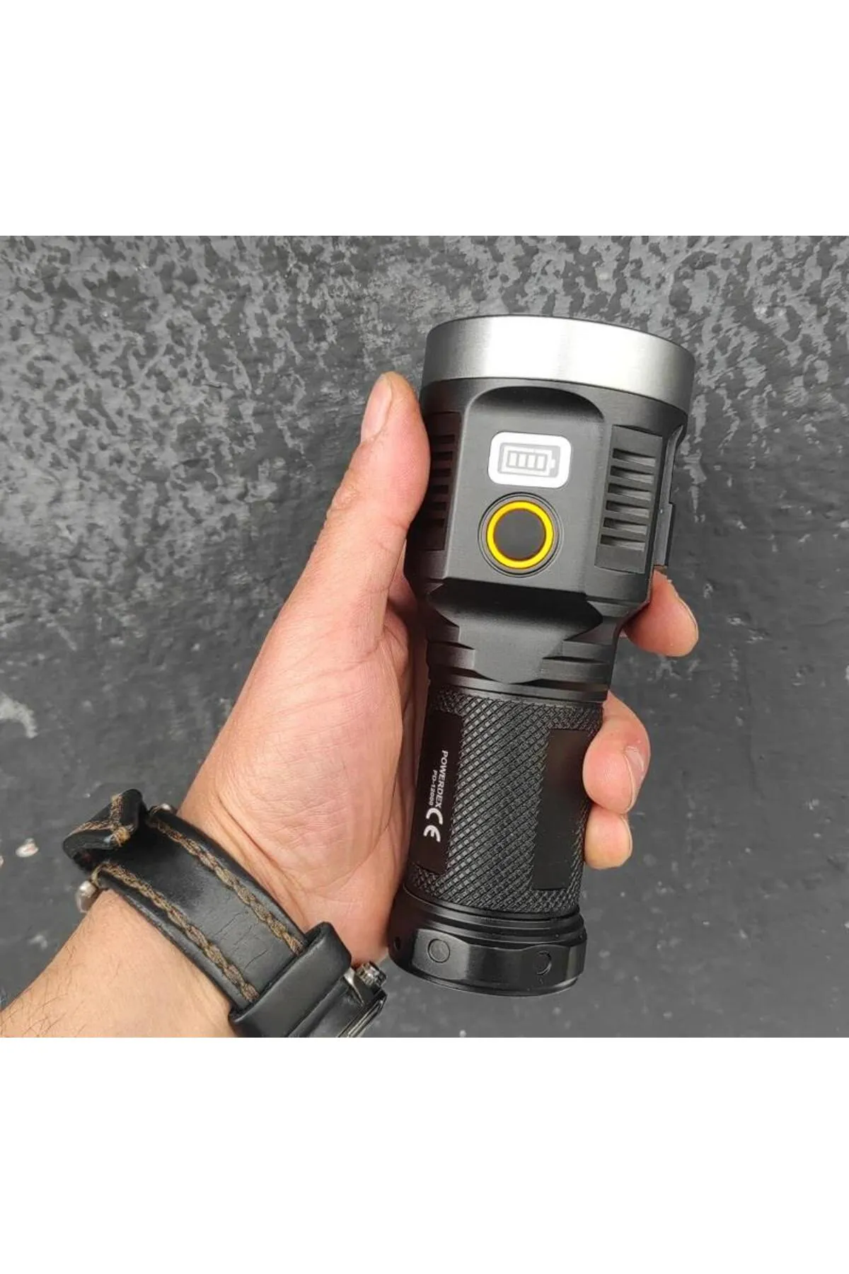 Pd-12000 Profesyonel Şarjlı Avcı El Feneri 40w 4000 Lümen-detail