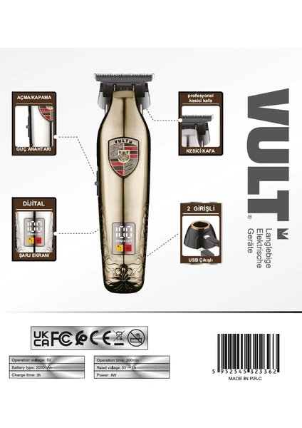 Vt-9300 Profesyonel Sakal Tıraş Makinesi-detail