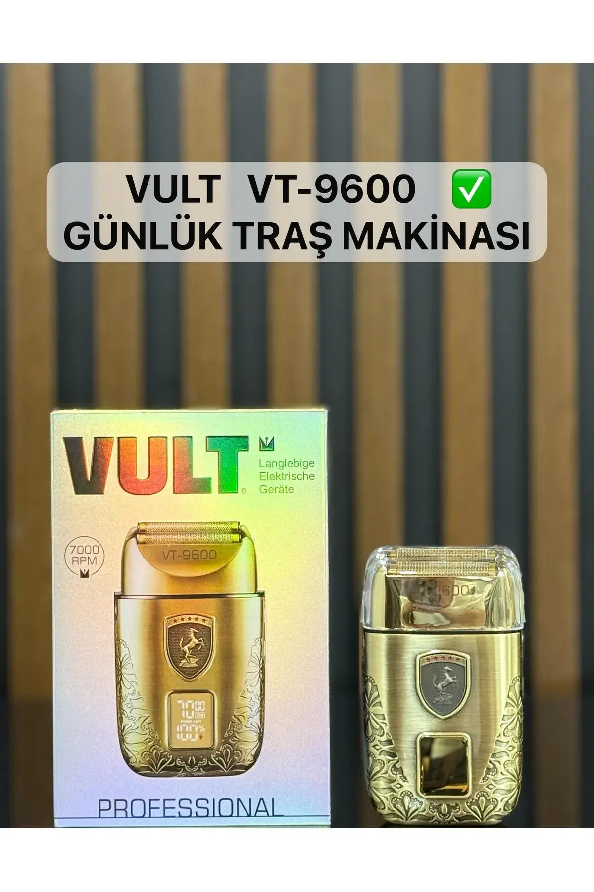 Vt-9600 Şarjlı Günlük Sakal Sinekkaydı Tıraş Hassas Düzeltici Döner Başlık