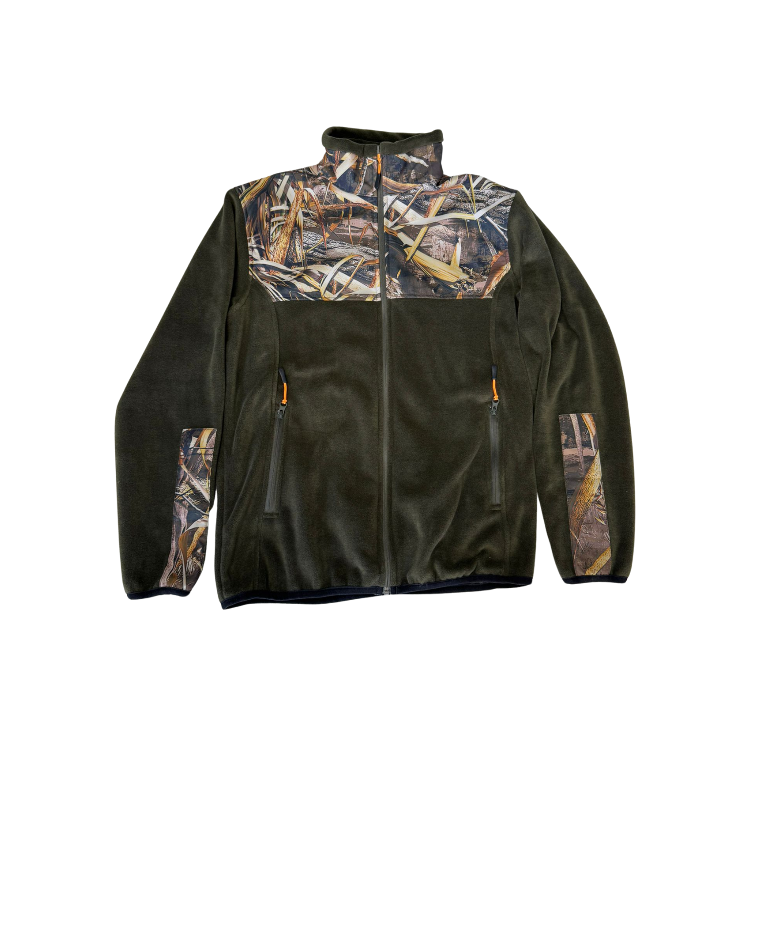 Orman Ve Saz Desenli Polar