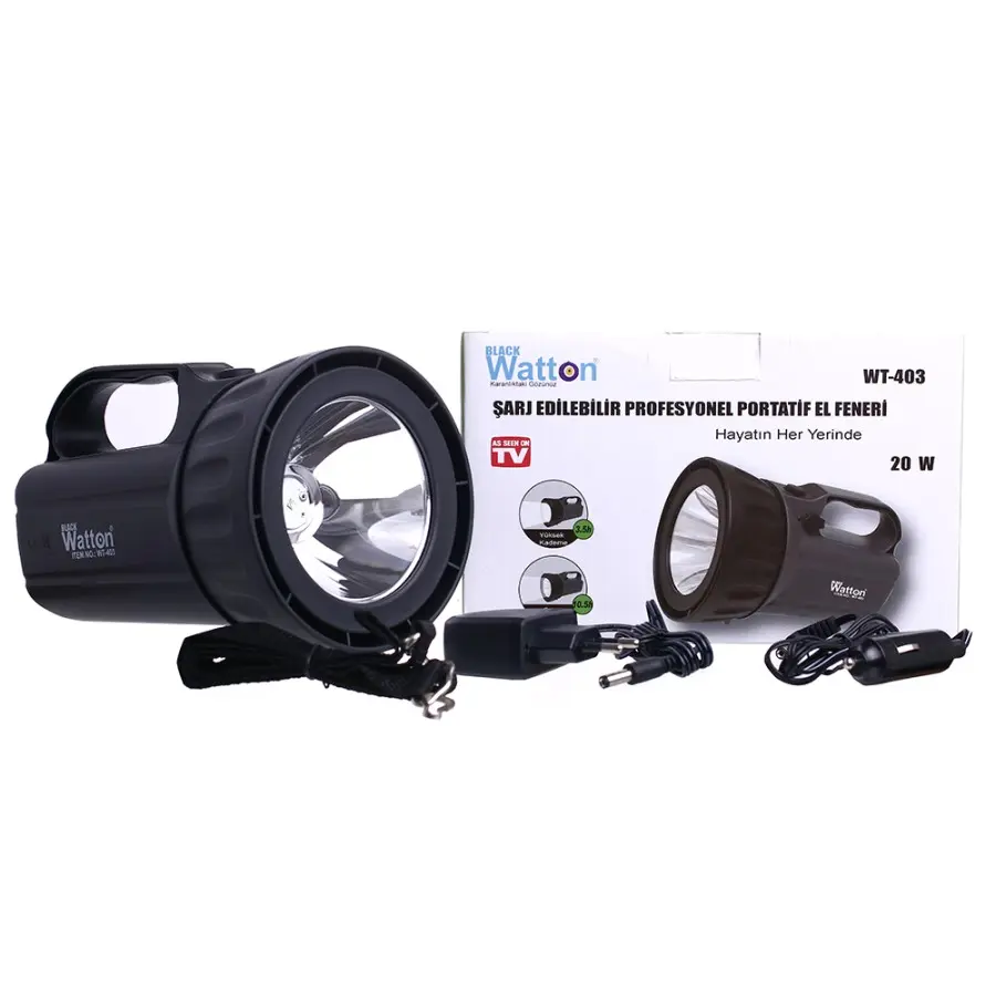 Şarj Edilebilir Profesyonel Portatif El Feneri Wt-403-detail