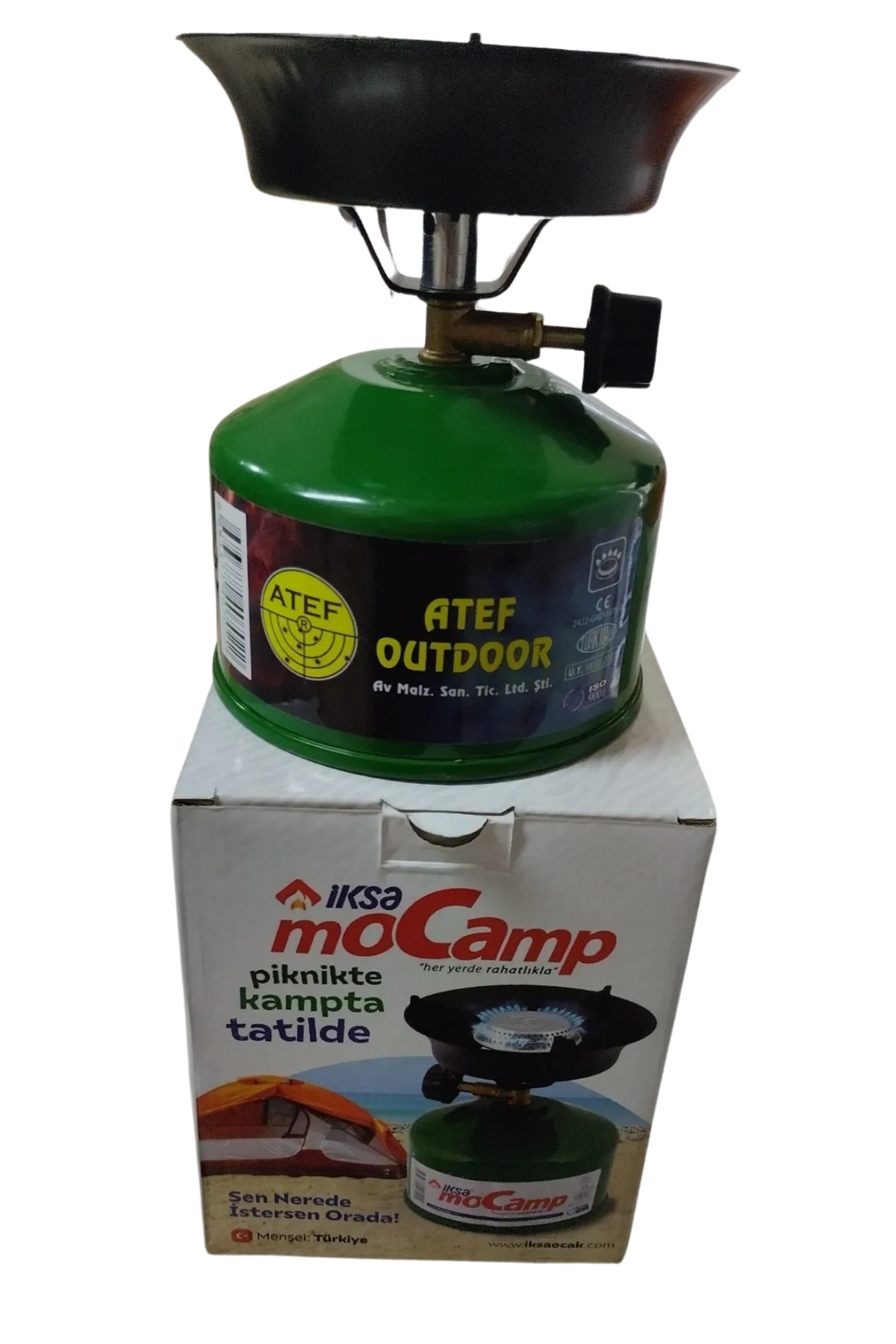 Taşınabilir Ocak Iksa Mocamp Çakmak Gazlı Pratik Kamp Ocağı