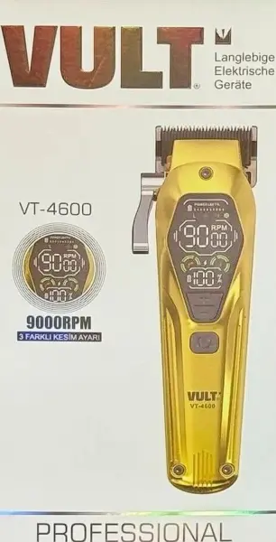 Vt-4600 Profesyonel Saç Sakal Traş Makinesi Digital Göstergeli Ve Kademeli-detail