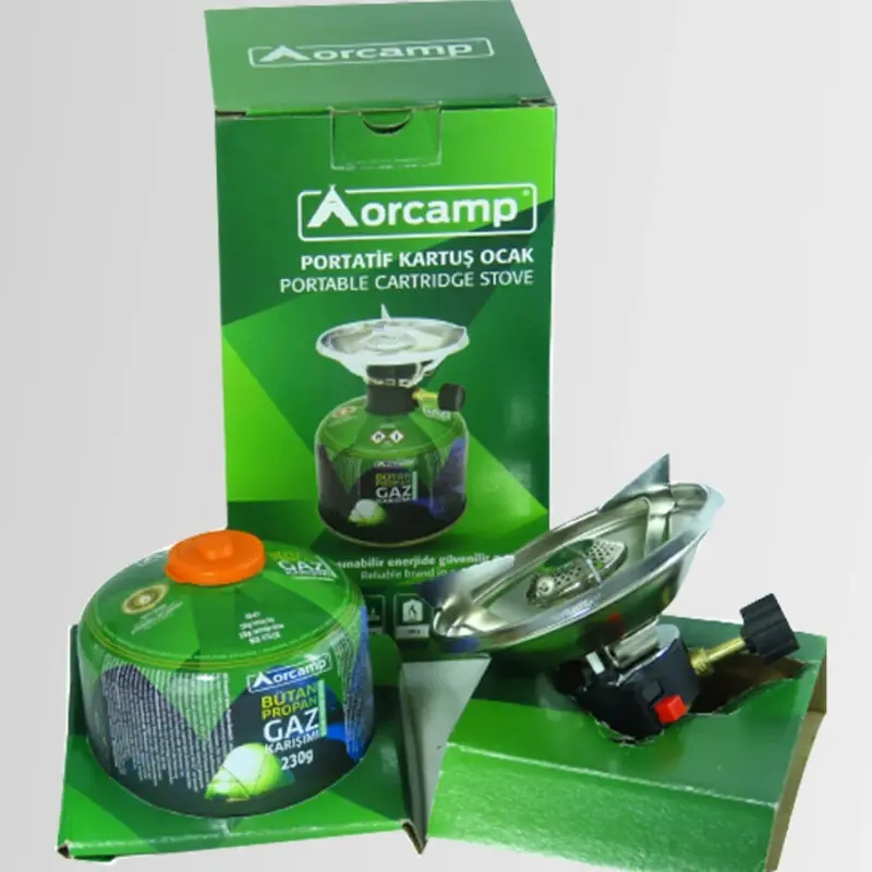 K 192+230 Kartuş Tüp Kamp Ocağı Başlığı + 230 Gr Tüp-detail